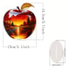 Crystal Apple Figurine Paperweight Decor 7