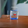 Handcrafted Glass Pocket Fish Figurine Mini Colorful Desktop Decor 12