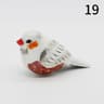 Handmade Wooden Bird Figurine Cute Carved Mini Decor 24