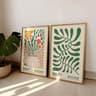 Frameless Matisse Floral Boho Wall Art Prints 10
