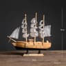 Wooden Sailboat Mediterranean Decor 10