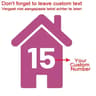 Custom Wheelie Bin Number Vinyl Stickers 16
