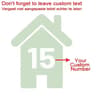 Custom Wheelie Bin Number Vinyl Stickers 17