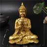 Bronze Buddha Meditation Statue Decor 9