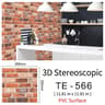 3D Brick Wall Sticker Waterproof PVC Set 29