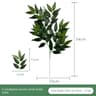 Artificial Eucalyptus Leaf Flower Arrangement Decor 11