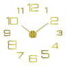 Modern 3D DIY Wall Clock Acrylic Mirror Decor 7