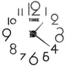 Modern 3D DIY Wall Clock Acrylic Mirror Decor 14