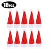 Mini Santa Hat Cutlery Decorations Set 10