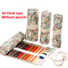 Canvas Roll Up Pencil Case With 12 Slots 13