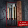 Bamboo Roll Up Calligraphy Brush Holder Case 18