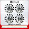 Tesla Model Y 19 Inch Turbine Hubcap Set 13