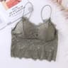 Women Lace Sequin Crop Top Bralette 10
