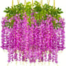 Artificial Violet Vine Hanging Flowers Decor 5