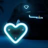 Heart Shape LED Car Ambient Light 9