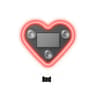Solar LED Heart Neon Car Window Light 10