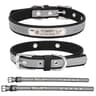 Personalized PU Leather Engraved Dog Collar 5