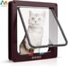 ATUBAN 4 Way Locking Weatherproof Cat Door Flap 8