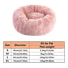 Soft Plush Donut Pet Bed For Cats And Small Dogs 9