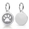 Personalized Glitter Paw Pet ID Tag 13