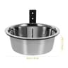 Wall Mounted Elevated Stainless Steel Pet Feeding Bowl 7