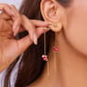 Trendy Christmas Santa Snowman And Snowflake Dangle Earrings 18