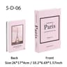 Luxury Faux Book Storage Box Paris Decorative Coffee Table Book Decor 14