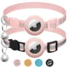 Reflective Airtag Compatible Cat Collar With Safety Buckle 14