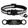 Personalized Reflective Cat Collar With Engraved ID Tag 10