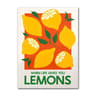 Retro Pink Cocktail Fruit Canvas Wall Art 9