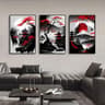 Vintage Japanese Landscape Canvas Wall Art Set 11