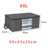 Foldable Large Capacity Clothes And Blanket Storage Bag For Organizing Bedroom Closet Clothing 8
