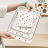 Cherry Pattern Multifunctional Serving Tray And Organizer 15