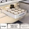 Sliding Pull Out Cabinet Organizer Tray With Handle 7