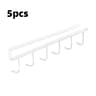 6 Hook Under Cabinet Coffee Mug Holder Rack 11