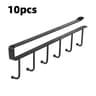 6 Hook Under Cabinet Coffee Mug Holder Rack 14
