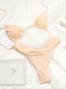 Solid Color Micro Triangle Bikini Set 8