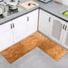 Modern Wood Grain Non Slip Floor Mat Rug 15