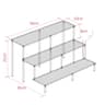 Clear Acrylic Multi Tier Display Riser Stand 18