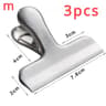 3 Piece Stainless Steel Food Bag Clips 7