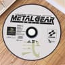 Metal Gear CD Style Round Floor Rug 9