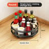 360 Degree Rotating Spice Storage Organizer Rack 6