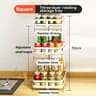 360 Degree Rotating Spice Storage Organizer Rack 17