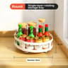 360 Degree Rotating Spice Storage Organizer Rack 12