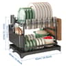 2 Tier Large Capacity Hanging Wire Storage Basket 7