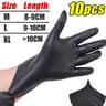 Heavy Duty 8Mil Nitrile Disposable Work Gloves With Textured Grip 11