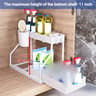 Double Layer Pull Out Under Sink Storage Organizer 11