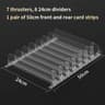 Automatic Shelf Pusher Display Rack Organizer 11