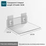 Self Adhesive Wall Mounted Storage Shelf Organizer 13