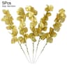 Artificial Gold Green Turtle Palm Leaves Set 23